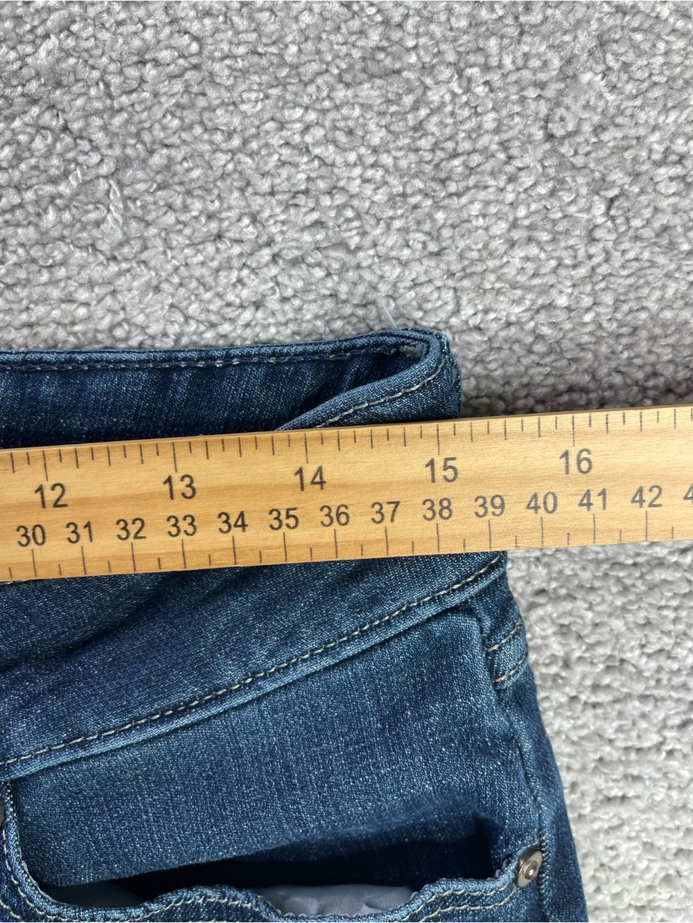 Wrangler Jeans Women’s 11 Blue Boot Cut Low Rise Medium Wash Stretch Western - Picture 5 of 9